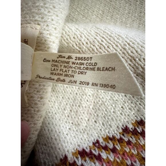 MATILDA JANE Women's Moments With You Gingersnap Open Front Cardigan White Small - Picture 13 of 13